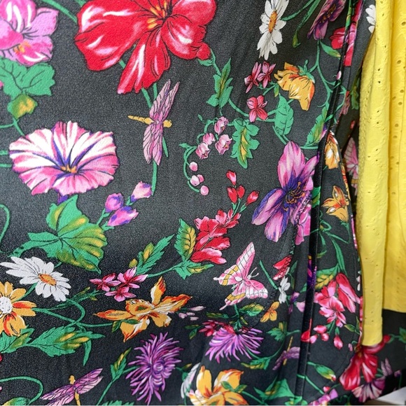 Victoria's Secret Floral Robe - Black and Multicolor - Picture 4 of 6